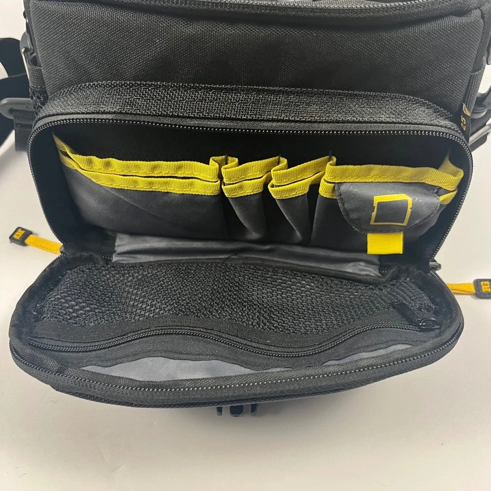 Ruggard Commando 25 Camera Shoulder Bag Black Yellow DSLR Mirrorless Case CB-25